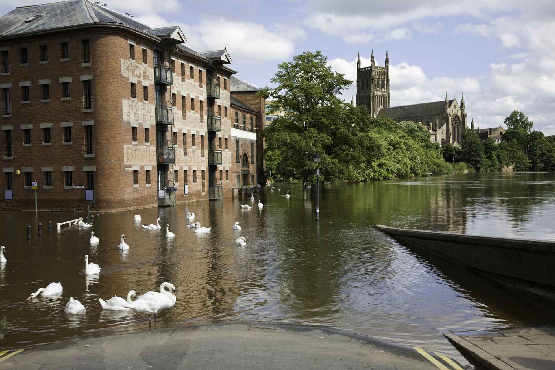Worcester flood image